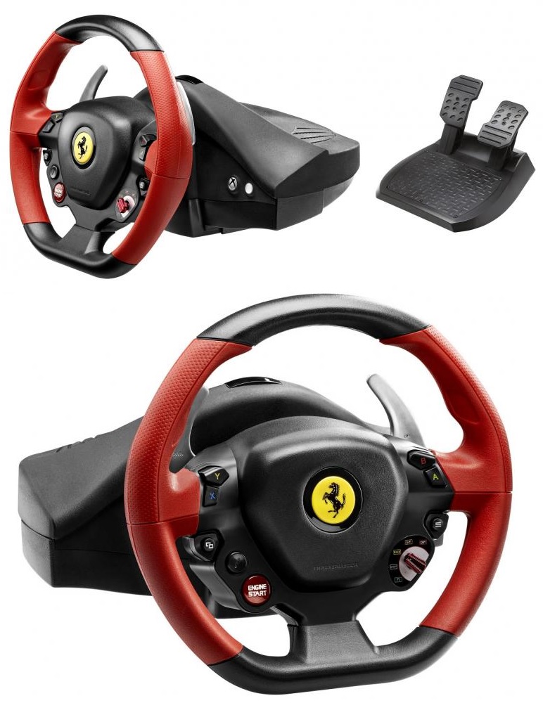 NEW Thrustmaster Ferrari 458 Spider Racing Wheel For Xbox One – PCLIVE ...